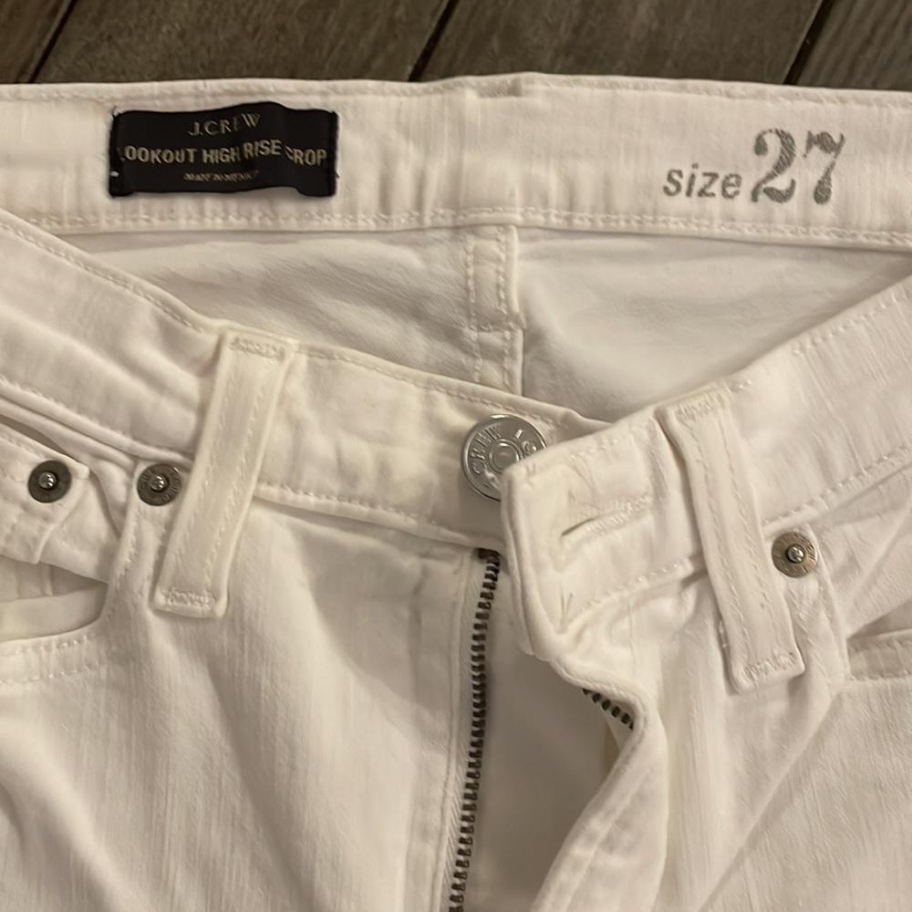 J. Crew White Jeans - Picture 2 of 4
